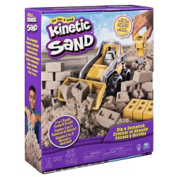 KINETIC SAND - COFFRET DE SABLE SYNTHÉTIQUE ET CAMION 2-EN-1
